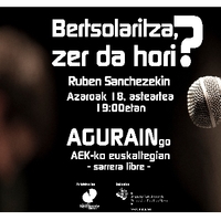 Bertsolaritza, zer da hori?