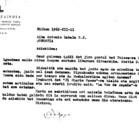 Euskaltzaindia.  Gutunak:  Irigoienen gutuna Hernaiko finalaren inguruan