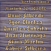 Sanjosetako bertso saioa [sic]