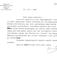 Euskaltzaindia.  Gutunak:  Zavalaren gutuna Auspoaren harpidedunei buruz