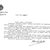 Euskaltzaindia.  Gutunak:  Zavalaren gutuna