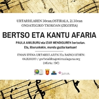 Bertso eta kantu afaria