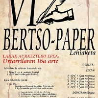 Gaztelekuko VI bertso-paper lehiaketa