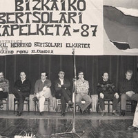 ARABA ETA BIZKAIKO BERTSOLARI TXAPELKETA (1.a. 1987) -  FINALA -