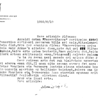 Euskaltzaindia.  Gutunak:  Zavalaren gutuna Baserritarra aldizkariari buruz galdezka