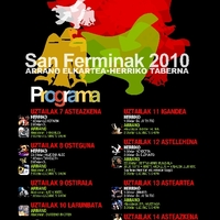 San Ferminak 2010 Arrano elkartea Herriko taberna