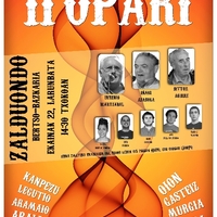 Arabako bertso-eskolek 11 opari : Zalduondo, bertso-bazkaria, ekainak 22, larunbata