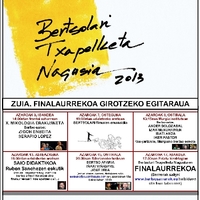 Bertsolari Txapelketa Nagusia 2013 : Zuia, finalaurrekoa girotzeko egitaraua