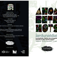 Ahoa Bete Hots jardunaldiak : euskalkiak, batua eta erregistroa ahozko kultur sorkuntzan