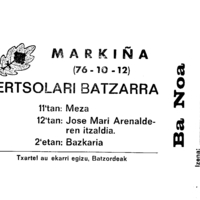 Bertsolaritza.  Omenaldiak, jardunaldiak: