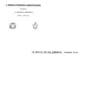 Euskaltzaindia.  Jardunaldiak:  Izenburua: La música en los romances