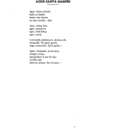 Bertsolaritza:  Izenburua: Agur Santa Mariñe