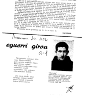 Euskaltzaindiaren sariak.  Xenpelar saria:  Izenburua: Eguberri giroa