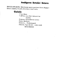 Bertsolaritza.  Omenaldiak, jardunaldiak: