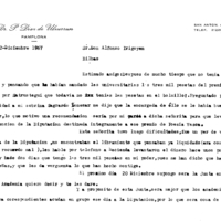Euskaltzaindia.  Gutunak:  Ulzurrunen gutuna Iruñeako Euskaltzaindiaren Junta , Irigoienen poesia sariaren dirua eta  batzarren ordutegiei buruz