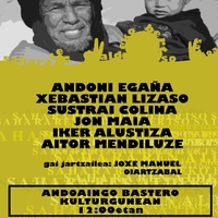 Sahararen aldeko bertso saioa