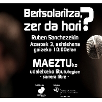 Bertsolaritza, zer da hori?