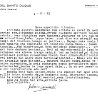 Euskaltzaindia.  Gutunak:  Zavalaren gutuna bertsolarien zuzenbideak eskatuz, hauek Auspoaren harpidedun egin  daitezen