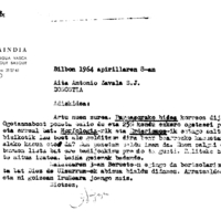 Euskaltzaindia.  Gutunak:  Irigoienen gutuna Euskaltzaindiako liburu salmentei buruz