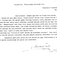 Euskaltzaindia.  Gutunak:  Izetaren gutuna Euska-Kantak liburua eskatuz