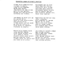 Bertsolaritza.  Bertso paperak:  Izenburua: Aulestiko Lukas arriarekin desafioa