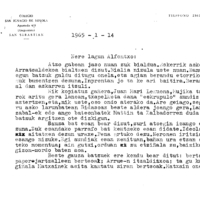 Euskaltzaindia.  Gutunak:  Zavalaren gutuna bertsolari txapelketa nagusiaren  trsanskribapenari buruz
