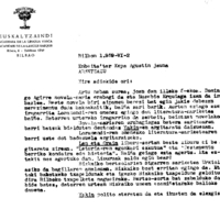 Euskaltzaindia.  Gutunak: