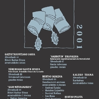 BERTSOLATA 2001 / SAIO MITOLOGIKOA