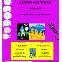 Gabon hauetan... Bertso abentura Eginon