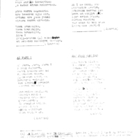 Gutunak:  Izenburuak: Atso zarra / Matxintxo geuria / Ai Peru! / San Juan gaubian