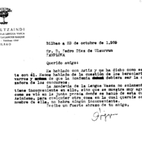 Euskaltzaindia.  Gutunak: