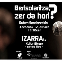 Bertsolaritza, zer da hori?