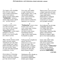 Euskaltzaindiaren sariak.  Xenpelar saria:  Izenburua: Talidomida zantarra