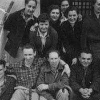 GORLA MENDIA. Lagun taldea: Juan San Martin eta Alfonso Irigoien tartean --