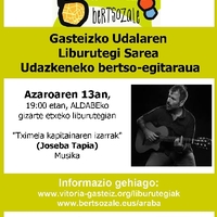 Gasteiz bertsozale : Gasteizko Udalaren Liburutegi Sarea : udazkeneko bertso-egitaraua
