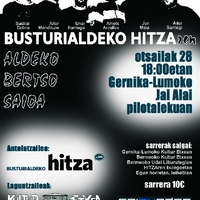 Busturialdeko Hitzaren aldeko bertso saioa
