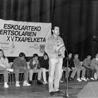 GIPUZKOAKO ESKOLARTEKO BERTSOLARI TXAPELKETA (15.a. 1995)  FINALA -  FINALA -