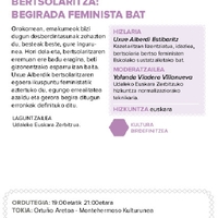 Bertsolaritza : begirada feminista bat