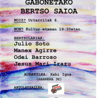 Aramaixoko gabonetako bertso saioa