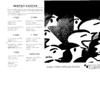 Bertsolaritza.  Bertso txapelketak: