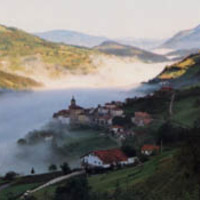 Errezilgo panoramika, postal batetik --