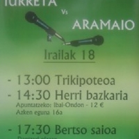 Bertso desafioa Iurreta vs. Aramaio