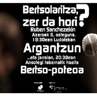 Bertsolaritza, zer da hori?