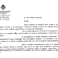 Bertsolaritza:  Lesakan Nafarroako Bertsolarien finalaospatzeko baimena iristen zaio