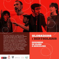 Glosadors i bertsolaris : desembre de glosa a Barcelona