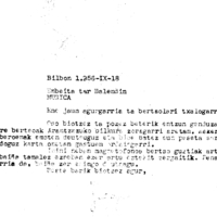 Euskaltzaindia.  Gutunak: