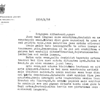 Euskaltzaindia.  Gutunak:  Zavalaren gutuna Euskaltzaindiaren biltzarreko gaiari buruz