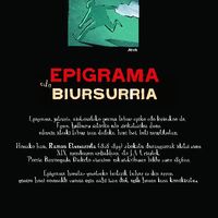 BERTSOLARI ALDIZKARIA (88. zk.) -  Epigrama edo biursurria -