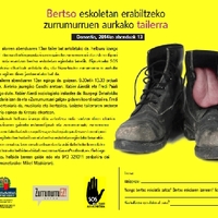 Bertso eskoletan erabiltzeko zurrumurruen aurkako tailerra