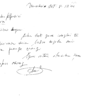 Euskaltzaindia.  Gutunak:  Lekeitioko saioara joango da